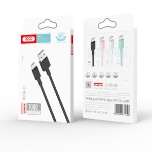 XO kabel NB156 USB - USB-C 1,0 m 2,4A czarny