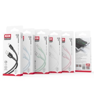 XO kabel NB212 USB - USB-C 1,0 m 2,1A biały