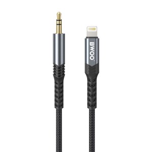 BWOO kabel AUX 3.5mm - Lightning BO-AUX068 czarny