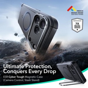 ESR CYBER KICKSTAND MAGSAFE IPHONE 17 PRO BLACK