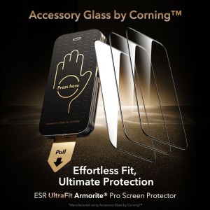 SZKŁO HARTOWANE ESR ULTRAFIT ARMORITE PRO TEMPERED GLASS IPHONE 17 PRO MAX BLACK