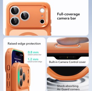 ESR CLASSIC HYBRID MAGSAFE IPHONE 17 PRO MAX FROSTED ORANGE