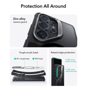 ESR CLASSIC HYBRID KICKSTAND MAGSAFE GALAXY S26 ULTRA CLEAR/BLACK