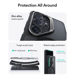 ESR CLASSIC HYBRID KICKSTAND MAGSAFE GALAXY S26 ULTRA FROSTED BLACK