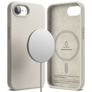 RINGKE SILICONE MAGNETIC MAGSAFE IPHONE 16E / 17E STONE