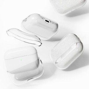 RINGKE AIR APPLE AIRPODS PRO 3 GLITTER CLEAR