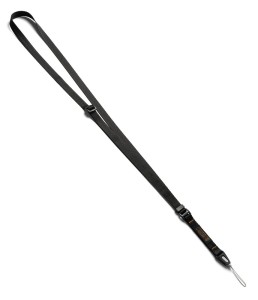 RINGKE LANYARD STRAP CROSSBODY BLACK
