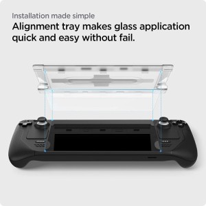 SZKŁO HARTOWANE SPIGEN GLAS.TR ”EZ FIT” STEAM DECK / OLED CLEAR