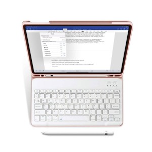 TECH-PROTECT SC PEN + KEYBOARD IPAD 10.9” 10 / 2022 / 11” 11 / 2025 PINK
