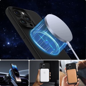 TECH-PROTECT SILICONE MAGSAFE IPHONE 13 / 14 BLACK