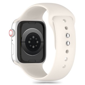 TECH-PROTECT SILICONE APPLE WATCH 8 / 9 / 10 / 11 / SE (40 / 41 / 42 MM) STARLIGHT