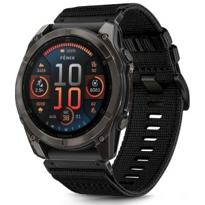 TECH-PROTECT NYLON CLASSIC GARMIN FENIX 5X / 5X PLUS / 6X / 6X PRO / 7X / 8 / 8 PRO (51 MM) BLACK