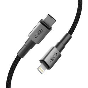 TECH-PROTECT ULTRABOOST DNA LIGHTNING CABLE PD 27W / 3A 100CM IRON GREY