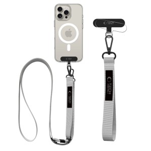 TECH-PROTECT C6S ROPE CROSSBODY CRAYON GREY