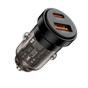 TECH-PROTECT CC03 2-PORT CAR CHARGER PD 30W / QC3.0 BLACK