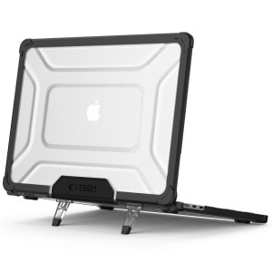TECH-PROTECT SMARTSHELL PRO MACBOOK AIR 13 M2-M5 2023-2026 BLACK/CLEAR