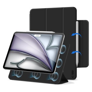 TECH-PROTECT SMARTCASE MAGNETIC IPAD AIR 13” 1 / 2 / 3 / 2024-2026 BLACK
