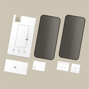 SZKŁO PRYWATYZUJĄCE TECH-PROTECT GLASS SPY+ 2-PACK IPHONE 16 PRO / 17 / 17 PRO PRIVACY