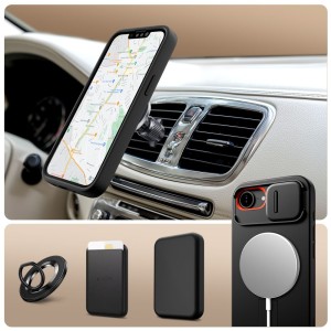 TECH-PROTECT KEVLAR AURA MAGSAFE IPHONE 16E / 17E BLACK