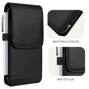 TECH-PROTECT SM75 UNIVERSAL PHONE HOLSTER POUCH 5.8-6.8 INCH BLACK