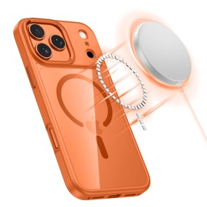 TECH-PROTECT MAGMAT MAGSAFE IPHONE 17 PRO MAX COSMIC ORANGE/CLEAR