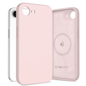 TECH-PROTECT SILICONE MAGSAFE IPHONE 16E / 17E PINK PEARL