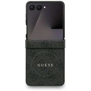 Etui Guess 4G Classic MagSafe do Samsung Galaxy Z Flip7 czarny