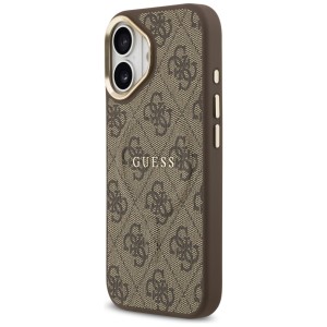 Etui Guess 4G PU Classic Logo MagSafe do iPhone 17 brązowy
