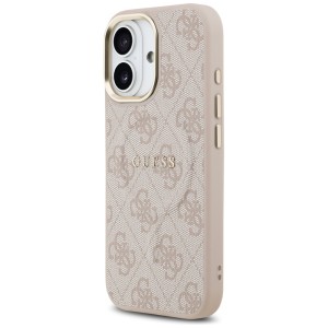Etui Guess 4G PU Classic Logo MagSafe do iPhone 17 różowy