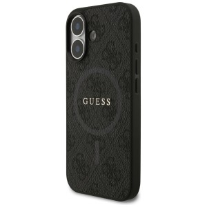 Etui Guess 4G Ring Classic Logo MagSafe  do iPhone 17 czarny
