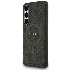 Etui Guess 4G Ring Classic Logo MagSafe  do Samsung Galaxy S25 FE czarny