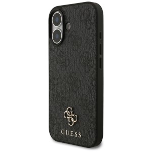 Etui Guess 4G Small Classic Logo MagSafe do iPhone 17 czarny