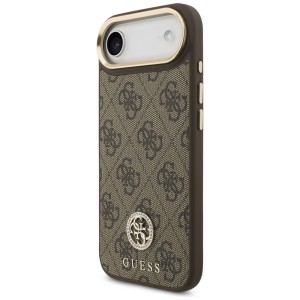 Etui Guess 4G Strass Logo MagSafe do     iPhone Air brązowy