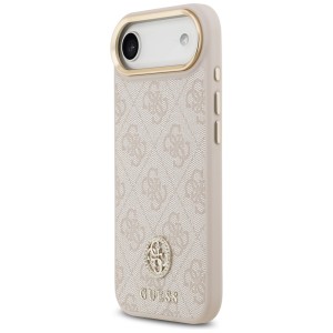 Etui Guess 4G Strass Logo MagSafe do     iPhone Air różowy