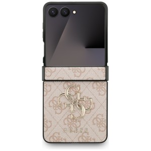 Etui Guess Big 4G Logo Classic Logo do   Samsung Galaxy Z Flip7 różowy