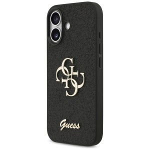 Etui Guess Fixed Glitter Big 4G do       iPhone 17 czarny