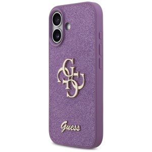 Etui Guess Fixed Glitter Big 4G do       iPhone 17 liliowy