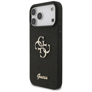 Etui Guess Fixed Glitter Big 4G do       iPhone 17 Pro Max czarny