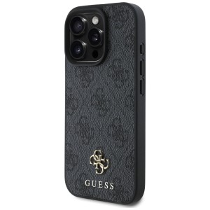 Etui Guess HC PU 4G Small 4G and Classic do iPhone 16 Pro Max MagSafe czarny