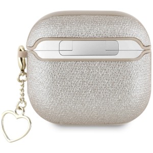 Etui Guess Metallic Script Charm do      AirPods 4 złoty