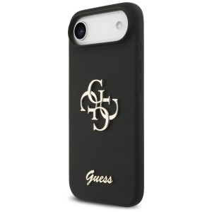 Etui Guess Silicone Big 4G Script do     iPhone Air czarny