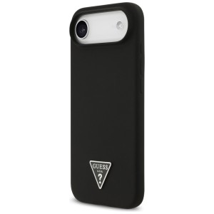 Etui Guess Silicone Triangle Logo        MagSafe do iPhone Air czarny
