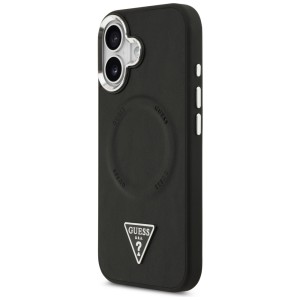 Etui Guess Triangle Logo MagSafe do      iPhone 17 czarny