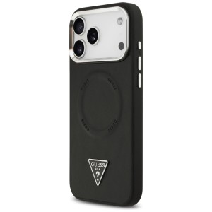 Etui Guess Triangle Logo MagSafe do      iPhone 17 Pro czarny