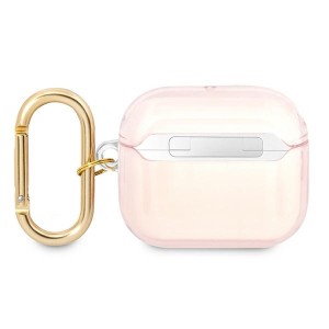 Guess  GUA3HHTSP AirPods 3 coverróżowy/pink Strap Collection