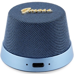 Guess głośnik Bluetooth GUWSC3ALSMBSpeaker Stand niebieski/blue Magnetic Script Metal