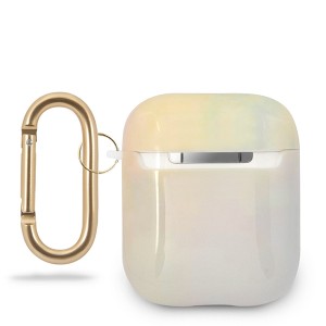 Guess GUACA2TPUMCGG01 AirPods 1/2 coverróżowy/pink Tie & Dye Collection