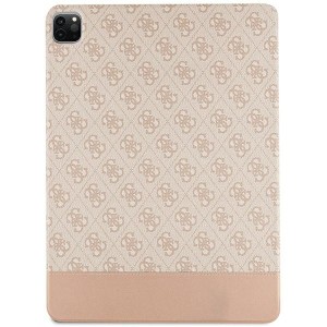Guess GUFCP12PS4SGP iPad Pro 12.9"różowy/pink 4G Stripe Allover