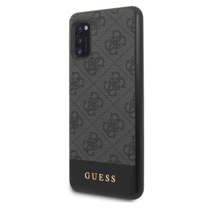 Guess GUHCA41G4GLGR A415 A41szary/grey hard case 4G Stripe Collection