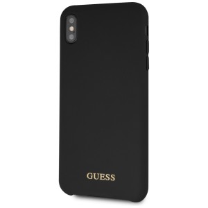 Guess GUHCI65LSGLBK iPhone Xs Maxblack/czarny hard case Silicone